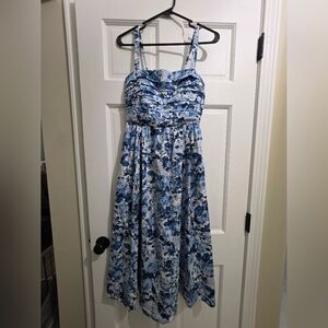 Abercrombie & Fitch Blue Floral Maxi Dress